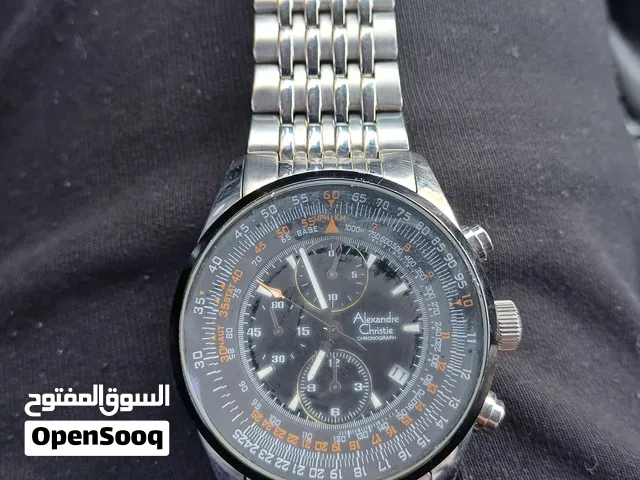 ساعه ألكسندر كريستي اصليه كستك معدن