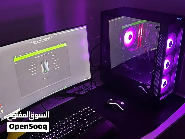 بي سي مع جميع القطع، الشاشه الكيبورد والماوس و الماوس باد للبيع قابل للتفاوض  Pc with all pieces