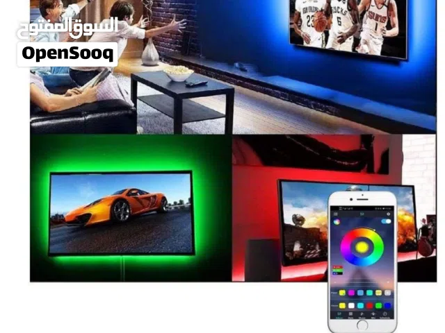 حبل ليد اضائه usb كل الالوان تحكم ريموت و تطبيق على الموبايل RGB LIGHT ضوء زينه ديكور مناسبات اناره