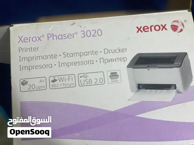طابعة ليزرية Xerox Phaser 3020 (مستعملة بحالة الجديد) للبيع