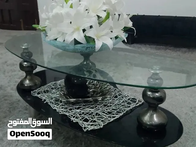 فرصة بيع طاوله زجاجيه ذوق وجمال