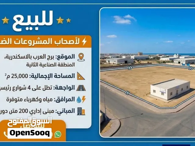 أرض نشاط صناعي ببرج العرب
