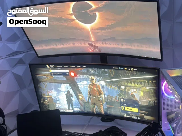 شاشة سامسونج منحنية 34 بوصه ممتازة للألعاب وللمشاهدة.