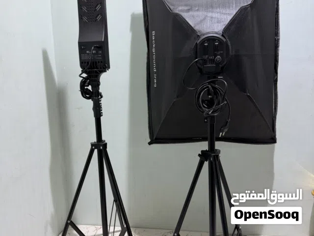 طقم إضاءة احترافي للتصوير والفيديو – Softbox + LED Stick Light