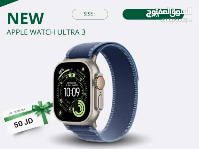 APLLE WATCH ULTRA 3 ( 49M ) BLACK NEW /// ساعة ابل الترا لون اسود مقاس 49 ملي الجديد