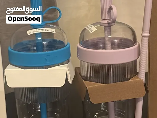Nespresso Blue Bottle Cold Cup with Straw – New (Blue & lavender