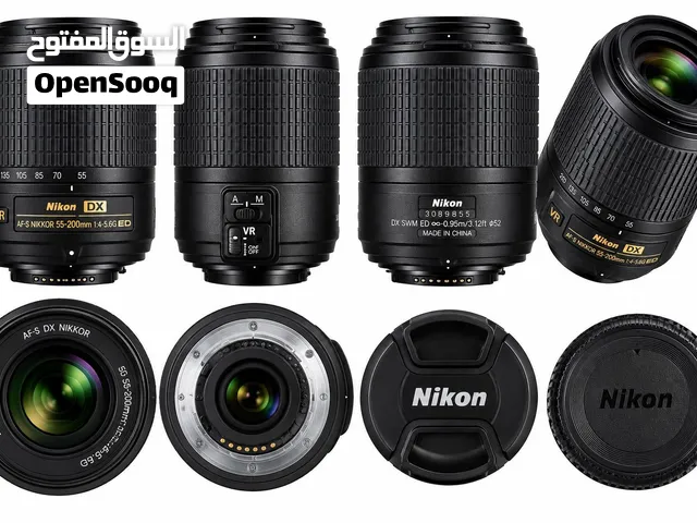 للبيع عدسة Nikon AF-S DX NIKKOR 55-200mm f/4-5.6G ED VR الأصلية، بحالة جيدة ونظيفة