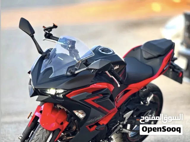 نينجا 500 2025 مازالت جديده بمرحلة التجربه قطعت مسافة 200 كم فقط
