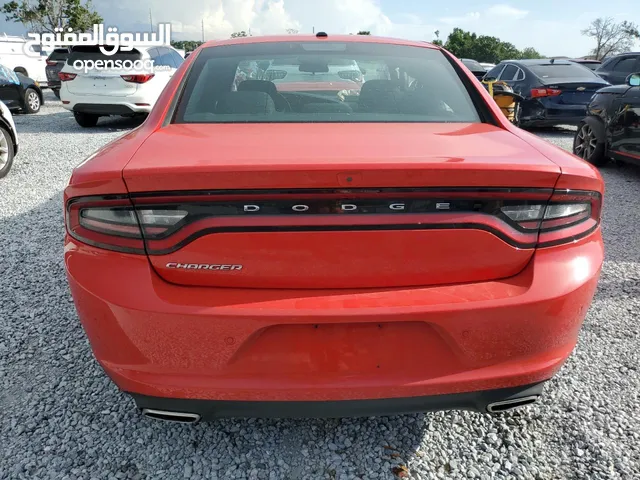 DODGE CHARGER SXT 2022 RED 3.6L,V6 AMERICAN SPECS VCC PAPERS FRESH IMPORT SPORTS  2C3CDXBGXNH197089