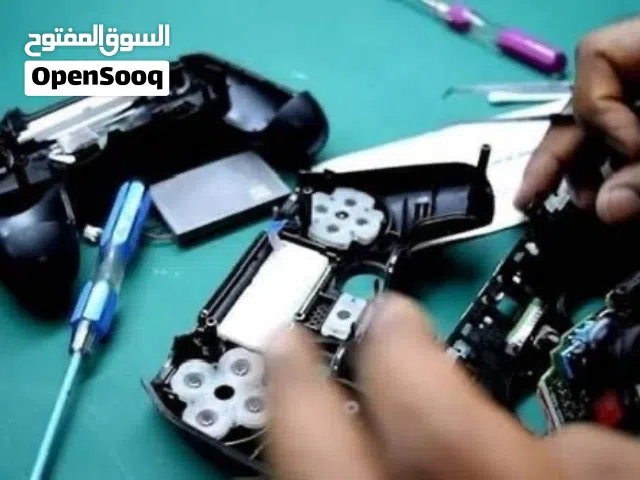 صيانة بلاستيشن و ايدين بافضل الاسعار + رسيفرات وجميع المستلزمات