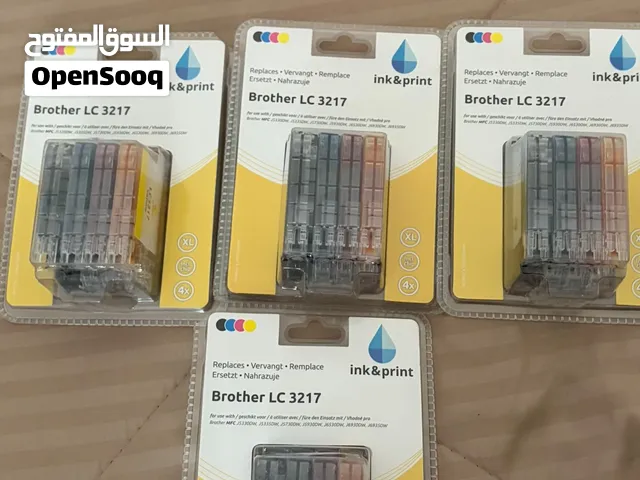 X4 حبر brother lc 3217 من شركة ink and print