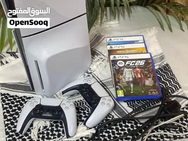 بلاستيشن 5 سليم 1tb الجهاز جديد وما استُهلك، مع الكرتون وجميع أغراضه الأصلية