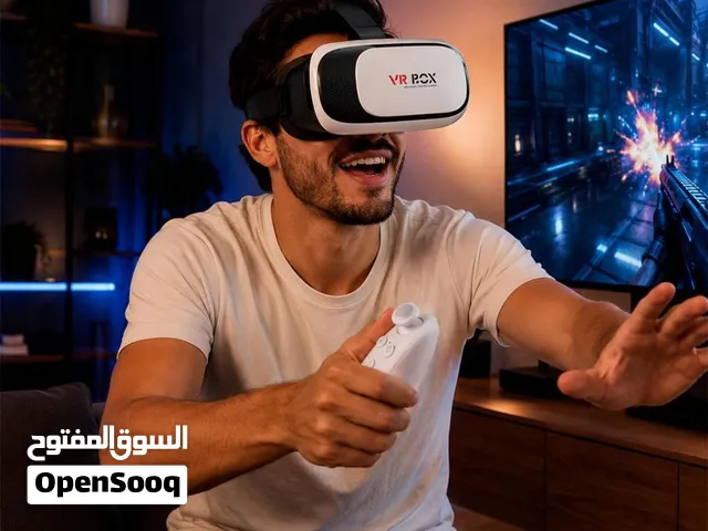 نظارة VR BOX جديدة  تجربة واقع افتراضي 360°  تدعم جميع الهواتف