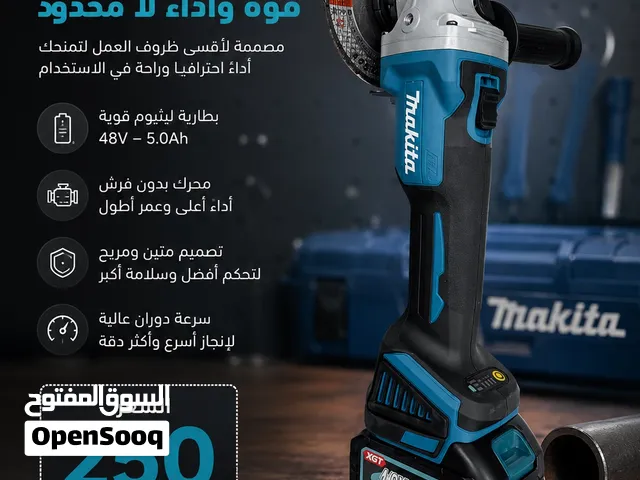 صاروخ زاوية لاسلكية احترافية – أداء قوي لكل أعمال القطع والتلميع!