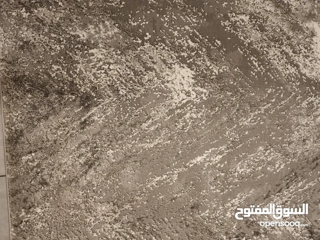 سجادة أرضية بدون هدب لون رمادي فاتح مع ابيض سميكة // ليزي بوي سلفر مقعدين