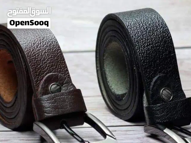 حزامات جلد طبيعي  صناعة مصرية  اصلي مكفول . ومتوفر صناعة تركية جميع القياسات متوفرة داخل معرضنا بوسط