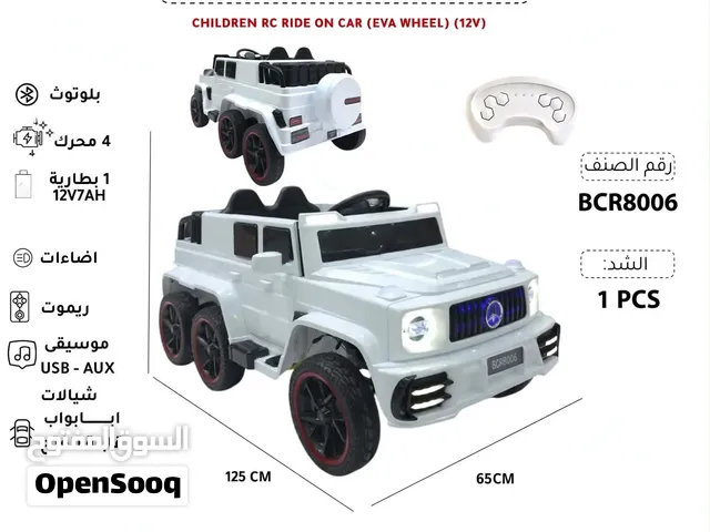 سيارة أطفال كهربائية جي كلاس 6 عجلات - CHILDREN RC RIDE ON CAR (EVA WHEEL) (12V) - بطارية 12V7AH - 4