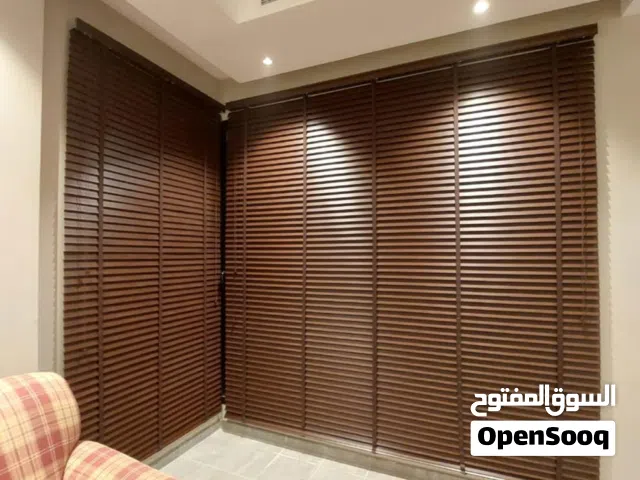ستائر شرائح خشب 5 سم