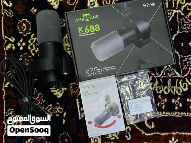 مايكروفون Fifine K688 بحالة ممتازة