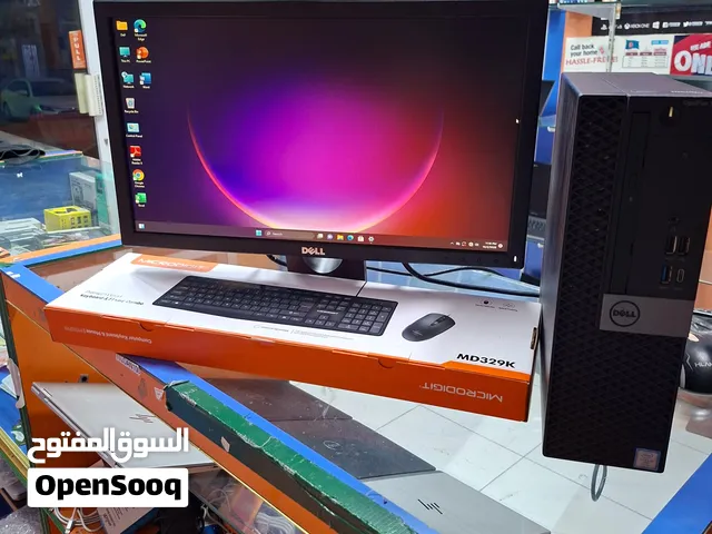 DELL DESKTOP COMPLETESET DELL OPTIPLEX 7050 CORE i7 3.60 GHz SPEED 7th GENERATION 8GB RAM DDR-4 256G