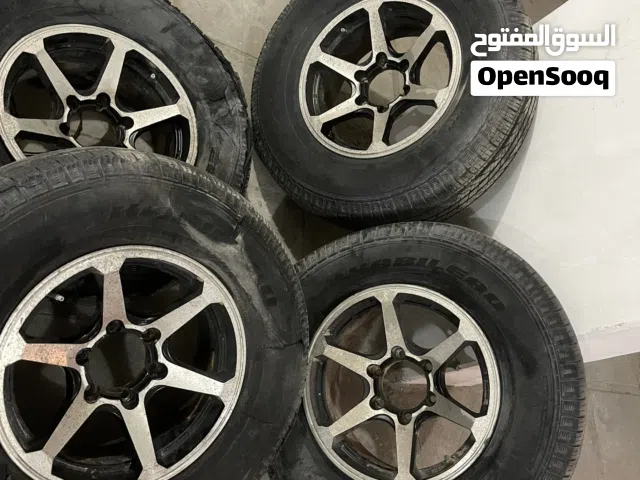 للبيع 4 رنقات سفاري حجم 16 رنقات ديزل يركب على السفاري  وغيره