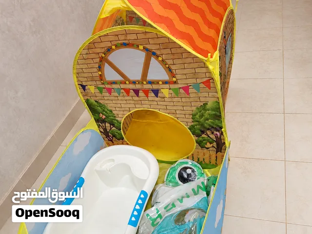 Kids Play Tent with Baby Bath Tub and Baby Float Seat خيمة لعب للأطفال مع حوض استحمام للبيبي وعوامة
