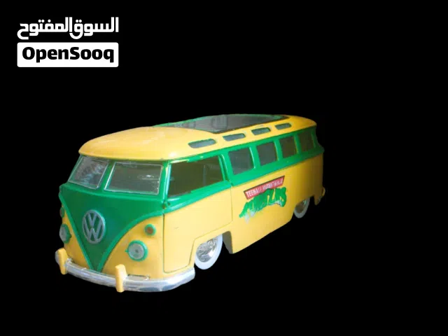Jada 1962 Volkswagen Bus Nickelodeon مجسم ،مجسمات ،سيارات ،