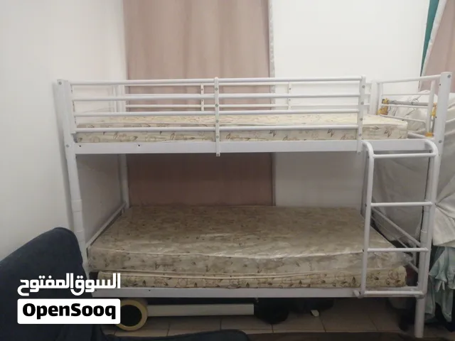 سرير دورين هوم بوكس حديد أبيض جديد استخدام شهر الاجازه تركي الصناعه يمكن يكون سريرين منفصل و3 مراتب