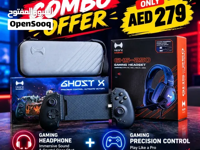 COMBO OFFER!!! Type-C Mobile Gaming Controller + Wired Gaming Headset