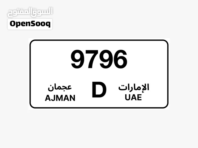 Plate 9796 ajm D