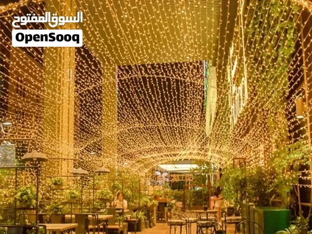 اضاءة زينة خارجية لون اصفر 50 متر