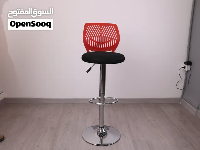 كرسي ستول/ بار مقعد مبطن دوار جك متعدد الارتفاع مناسب لكاونتر المطبخ او كرسي كاش