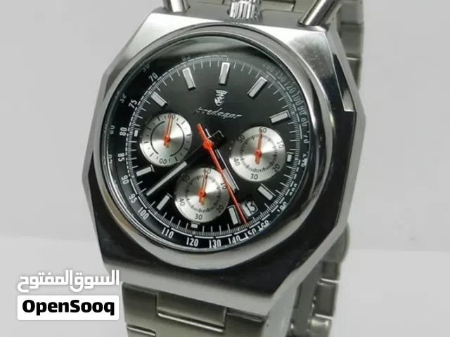 ساعة بوداجار Poedagar أصلية جديدة تصميم BullHead كرونوغراف شغال