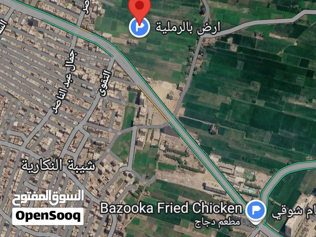 ارض للبيع مساحه 3 قيراط ونصف امتداد شارع طلبه عويضه