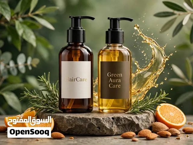 الحل الطبيعي لشعر أقوى وأكثر كثافة Green aura care haer care