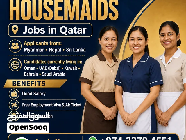 High demand Qater cleaners  and  housemaid