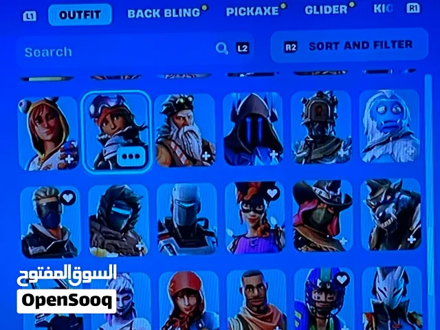 حساب فورت نايت من السيزون الثاني التشابتر الاول للبيع