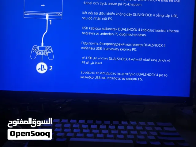 بلايستيشن 4 سليم (PS4 Slim) سعة 500GB نظيف وشغال 100%
