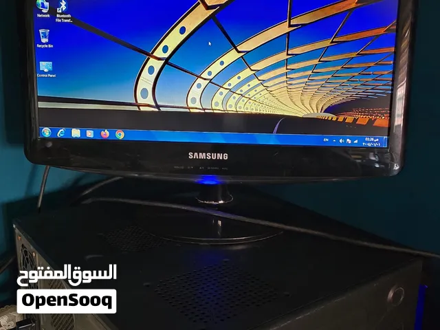كمبيوتر كامل معالج i5 بمواصفات ممتازة مع شاشة ونظام صوت مكون من  5 سماعات