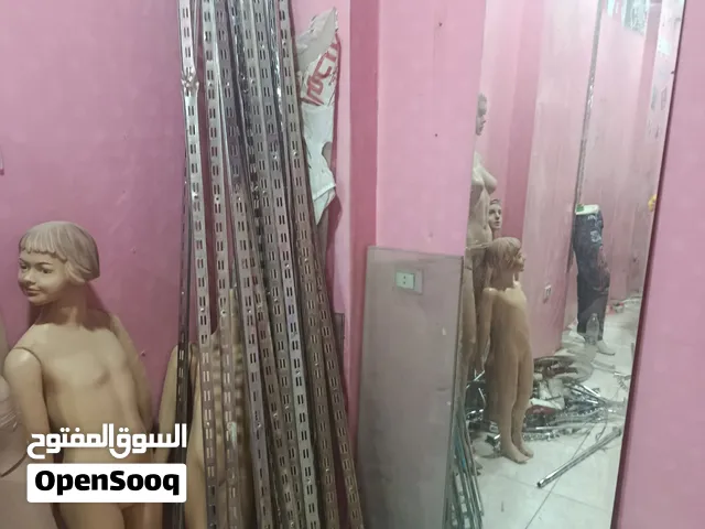 أعمدة استاندات + مراية وزجاج