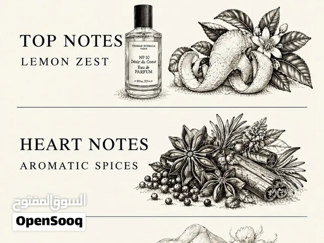 عطور مصنوعه بصنع اليد وهي مستوحاه من اجود الزيوت العالميه