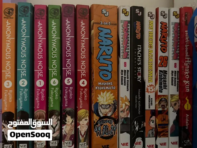 كتب مانغا للبيع بحاله جديده