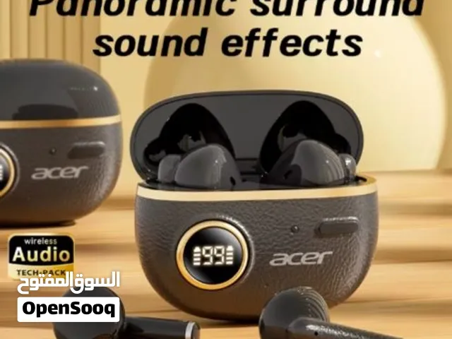 سماعات رأس لاسلكية Acer OHR544 بجودة صوت HIFI، لاسلكية حقيقية، ستيريو متعدد الاتجاهات زمن انتقال من