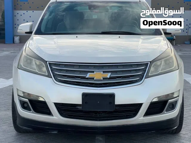 شيفروليه ترافيرس LT أبيض 2014 خليجي Chevrolet Traverse LT white 2014 GCC V6 3.6L AWD