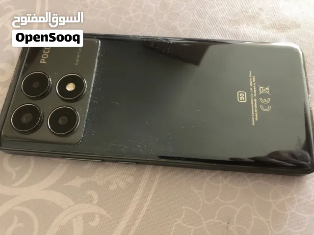 Used Xiaomi Pocophone X6 Pro 5G with 512 GB Storage Black Color Includes Box and Charger