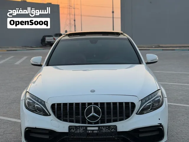 Mercedes C300 with C63 body kit US import 2015 model clean title mileage 220000 km.