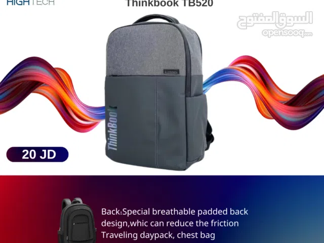 شنته لابتوب ضهر من لينوفو Think book 15.6 Backpack Bag لون سكني