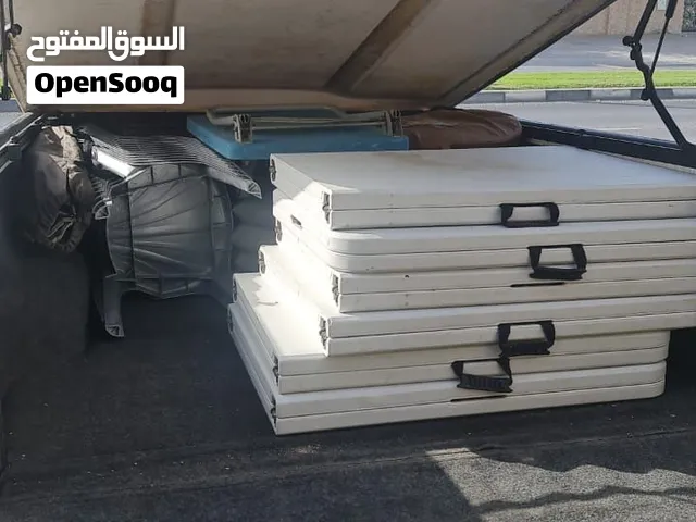 Heavy Duty 6ft Folding Table – Portable Bi-Fold Plastic Table