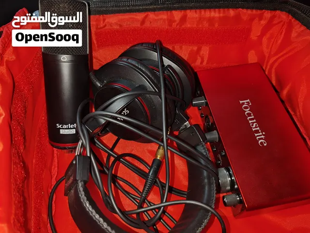 حزمة استوديو فوكس رايت سكارليت الجيل الثالث الاصلية بحالة الوكالة Scarlett 2i2 Studio [3rd Gen]