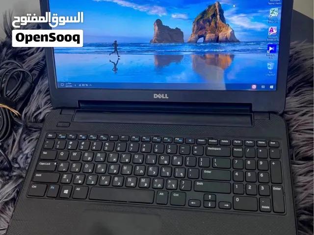 لابتوب dell معالج i5 الجيل الرابع  8 رام  500 تخزين  يعمل عن طريق الشاحن  15.6 انش  شبه جديد
